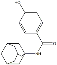 N-(adamantan-1-yl)-4-hydroxybenzamide Struktur