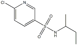 N-(butan-2-yl)-6-chloropyridine-3-sulfonamide Struktur