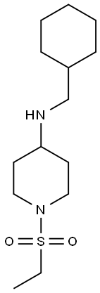 N-(cyclohexylmethyl)-1-(ethanesulfonyl)piperidin-4-amine Struktur