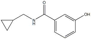 N-(cyclopropylmethyl)-3-hydroxybenzamide Struktur