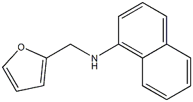 N-(furan-2-ylmethyl)naphthalen-1-amine Struktur