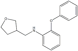 N-(oxolan-3-ylmethyl)-2-phenoxyaniline Struktur