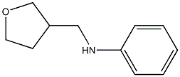 N-(oxolan-3-ylmethyl)aniline Struktur