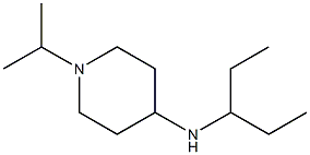 N-(pentan-3-yl)-1-(propan-2-yl)piperidin-4-amine Struktur