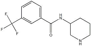 N-(piperidin-3-yl)-3-(trifluoromethyl)benzamide Struktur