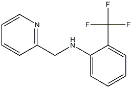 N-(pyridin-2-ylmethyl)-2-(trifluoromethyl)aniline Struktur