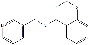 N-(pyridin-3-ylmethyl)-3,4-dihydro-2H-1-benzothiopyran-4-amine Struktur