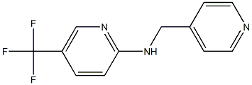 N-(pyridin-4-ylmethyl)-5-(trifluoromethyl)pyridin-2-amine Struktur