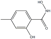 N,2-dihydroxy-4-methylbenzamide Struktur