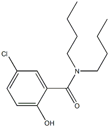 N,N-dibutyl-5-chloro-2-hydroxybenzamide Struktur