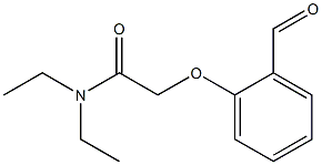 N,N-diethyl-2-(2-formylphenoxy)acetamide Struktur