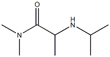 N,N-dimethyl-2-(propan-2-ylamino)propanamide Struktur