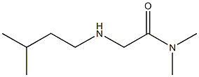 N,N-dimethyl-2-[(3-methylbutyl)amino]acetamide Struktur