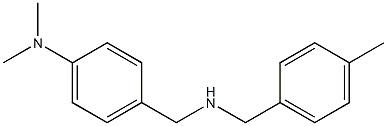 N,N-dimethyl-4-({[(4-methylphenyl)methyl]amino}methyl)aniline Struktur