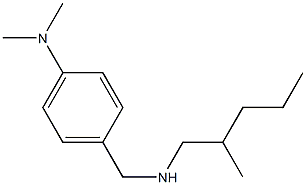 N,N-dimethyl-4-{[(2-methylpentyl)amino]methyl}aniline Struktur