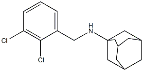 N-[(2,3-dichlorophenyl)methyl]adamantan-1-amine Struktur