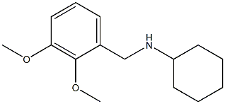 N-[(2,3-dimethoxyphenyl)methyl]cyclohexanamine Struktur