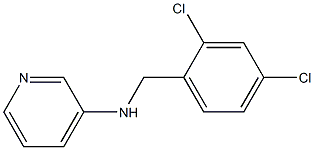 N-[(2,4-dichlorophenyl)methyl]pyridin-3-amine Struktur