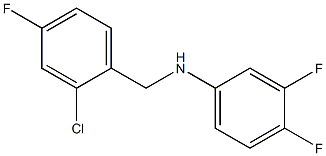 N-[(2-chloro-4-fluorophenyl)methyl]-3,4-difluoroaniline Struktur