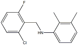 N-[(2-chloro-6-fluorophenyl)methyl]-2,3-dimethylaniline Struktur