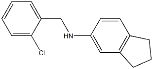 N-[(2-chlorophenyl)methyl]-2,3-dihydro-1H-inden-5-amine Struktur