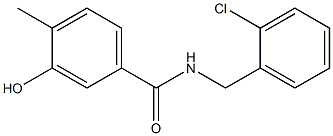 N-[(2-chlorophenyl)methyl]-3-hydroxy-4-methylbenzamide Struktur