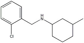 N-[(2-chlorophenyl)methyl]-3-methylcyclohexan-1-amine Struktur