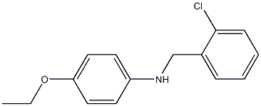 N-[(2-chlorophenyl)methyl]-4-ethoxyaniline Struktur