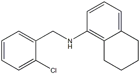 N-[(2-chlorophenyl)methyl]-5,6,7,8-tetrahydronaphthalen-1-amine Struktur