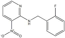 N-[(2-fluorophenyl)methyl]-3-nitropyridin-2-amine Struktur