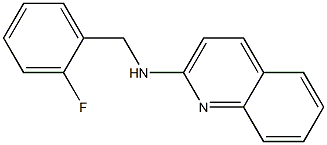 N-[(2-fluorophenyl)methyl]quinolin-2-amine Struktur