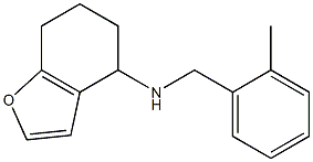 N-[(2-methylphenyl)methyl]-4,5,6,7-tetrahydro-1-benzofuran-4-amine Struktur