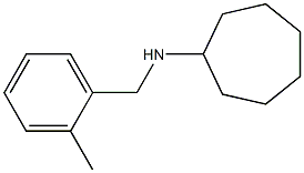 N-[(2-methylphenyl)methyl]cycloheptanamine Struktur