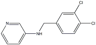 N-[(3,4-dichlorophenyl)methyl]pyridin-3-amine Struktur