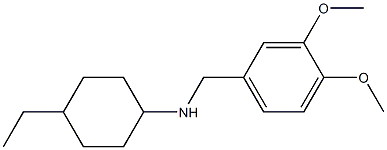 N-[(3,4-dimethoxyphenyl)methyl]-4-ethylcyclohexan-1-amine Struktur