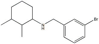 N-[(3-bromophenyl)methyl]-2,3-dimethylcyclohexan-1-amine Struktur