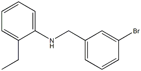 N-[(3-bromophenyl)methyl]-2-ethylaniline Struktur