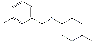 N-[(3-fluorophenyl)methyl]-4-methylcyclohexan-1-amine Struktur