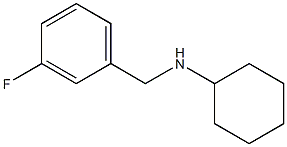 N-[(3-fluorophenyl)methyl]cyclohexanamine Struktur