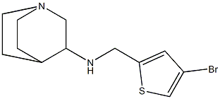 N-[(4-bromothiophen-2-yl)methyl]-1-azabicyclo[2.2.2]octan-3-amine Struktur