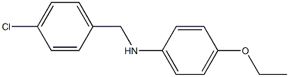 N-[(4-chlorophenyl)methyl]-4-ethoxyaniline Struktur