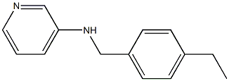 N-[(4-ethylphenyl)methyl]pyridin-3-amine Struktur