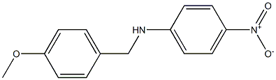 N-[(4-methoxyphenyl)methyl]-4-nitroaniline Struktur