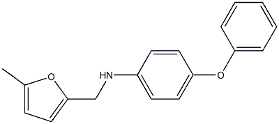 N-[(5-methylfuran-2-yl)methyl]-4-phenoxyaniline Struktur