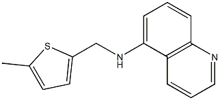 N-[(5-methylthiophen-2-yl)methyl]quinolin-5-amine Struktur