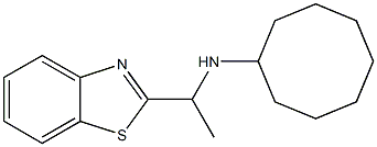 N-[1-(1,3-benzothiazol-2-yl)ethyl]cyclooctanamine Struktur