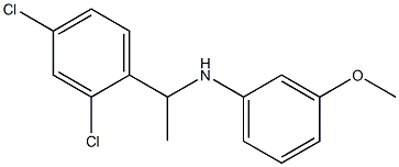 N-[1-(2,4-dichlorophenyl)ethyl]-3-methoxyaniline Struktur