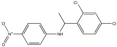 N-[1-(2,4-dichlorophenyl)ethyl]-4-nitroaniline Struktur