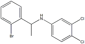 N-[1-(2-bromophenyl)ethyl]-3,4-dichloroaniline Struktur