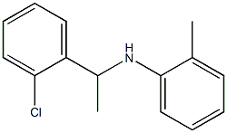 N-[1-(2-chlorophenyl)ethyl]-2-methylaniline Struktur